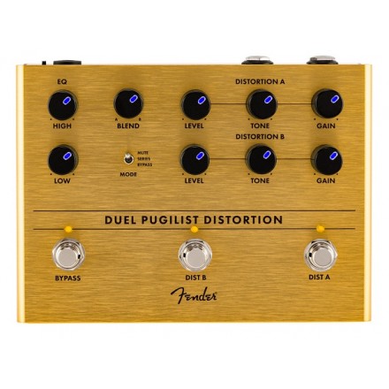 FENDER PEDAL DUEL PUGILIST DISTORTION